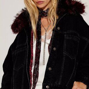 Opal Swing Faux Fur Collar Jacket